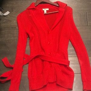 Banana Republic tie waist cardigan